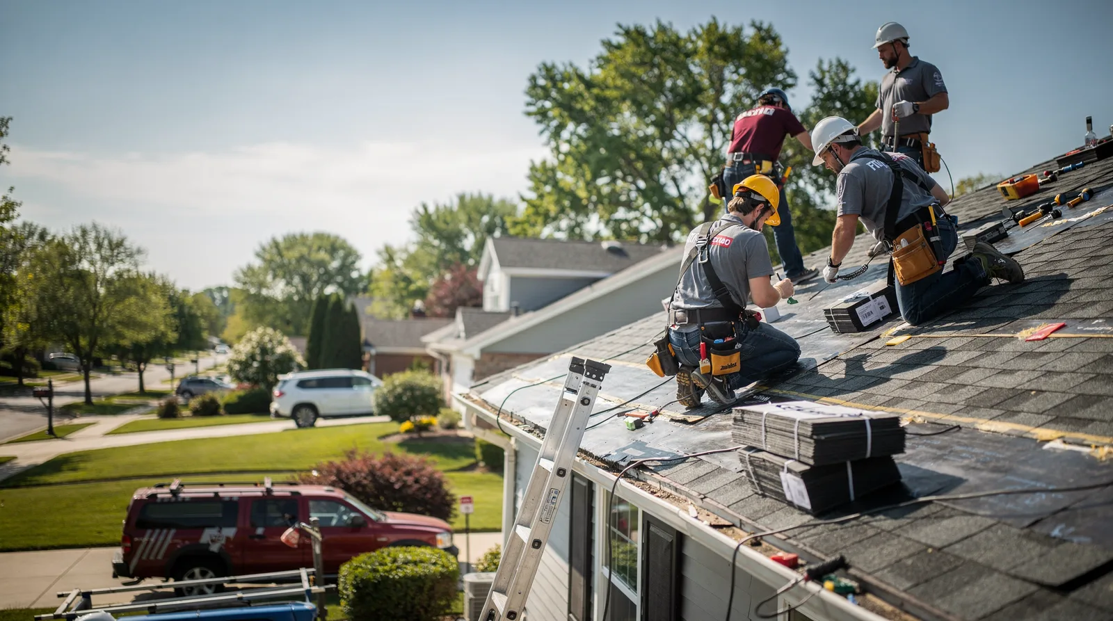 Roof Repair in Lincolnwood, IL around you